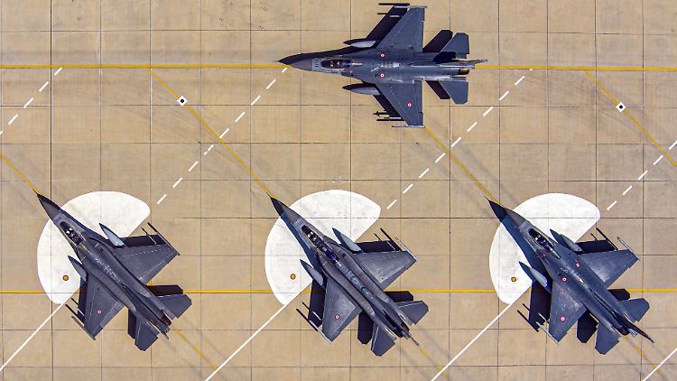 Die türkische Luftwaffe hat bereits einige F-16 im Dienst. 