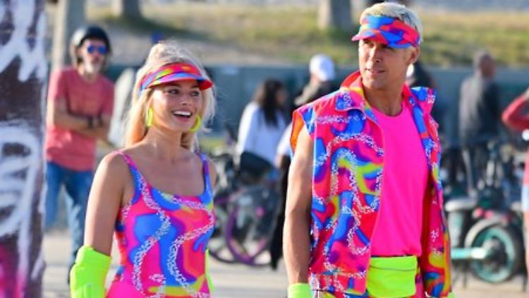 Bunt wie Barbie: Margot Robbie und Ryan Gosling