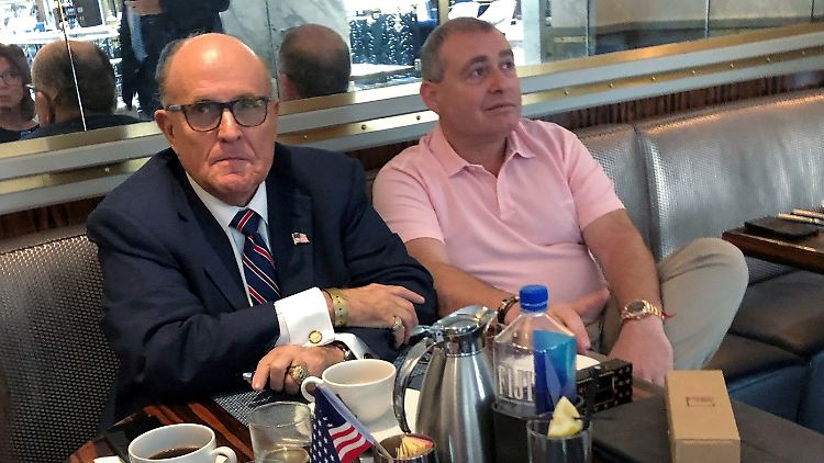Machten lange Zeit gemeinsame Sache: Rudy Giuliani  und Lev Parnas.