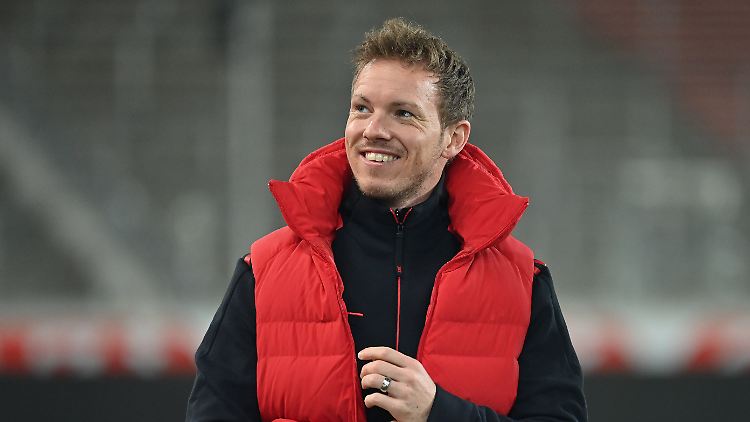 Glücklich und verliebt: Julian Nagelsmann.