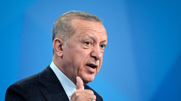 "Ein Sieg der Türkei": Erdogan beim NATO-Gipfel in Madrid.