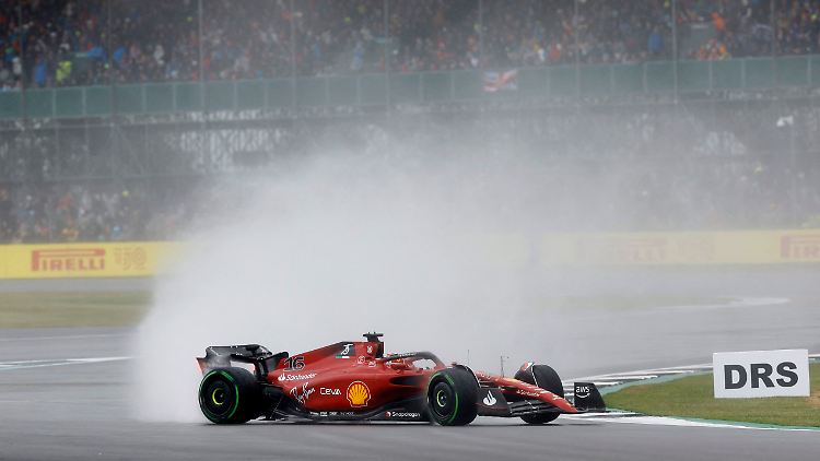 Auch Charles Leclerc hatte mit der nassen Strecke zu kämpfen.