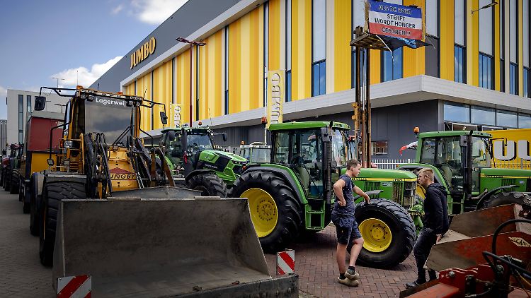 Die niederländische Supermarktkette Jumbo war von den Blockaden mit am stärksten betroffen.