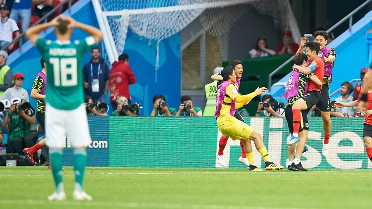 Son bejubelte seinen Treffer bei der WM 2018 an, der die DFB-Elf nach Hause schickte.