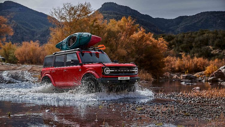 Der Ford Bronco ist als waschechter Offroader ausgelegt.