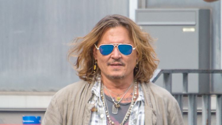 Johnny Depp bei seinem Besuch in Offenbach.