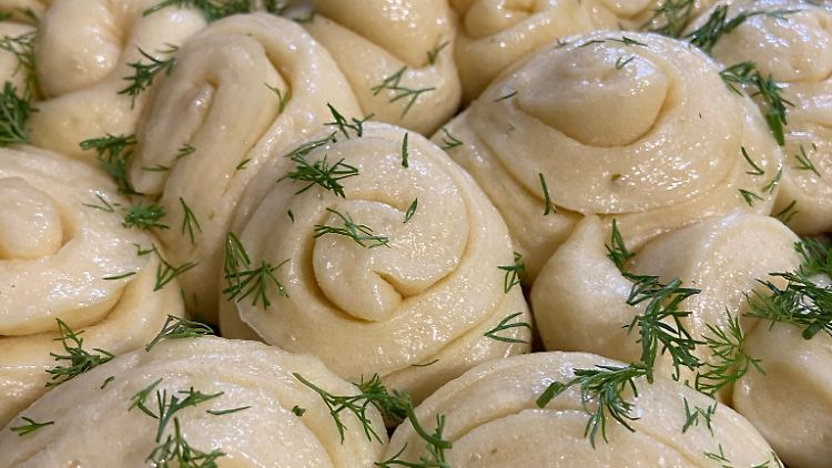 Galushki, wie Anastasias Großmutter sie schon gemacht hat. 