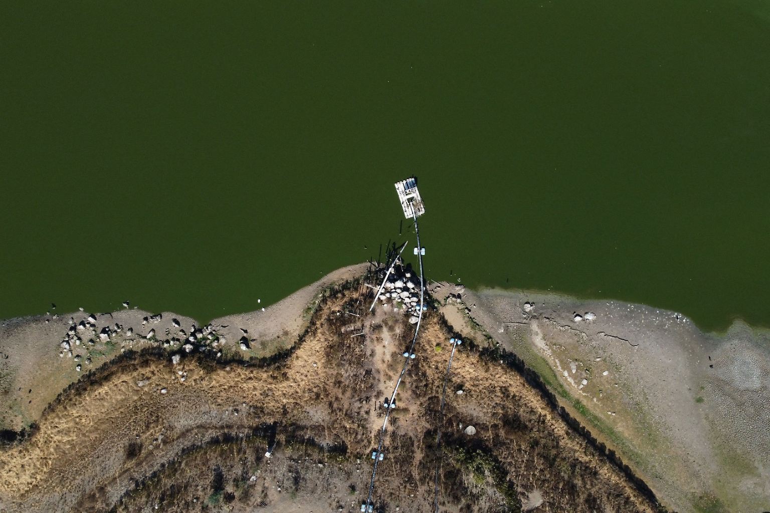 Bis vor 20 Jahren war der Lago Peñuelas in Zentralchile die Hauptwasserquelle für die Stadt Valparaíso ...