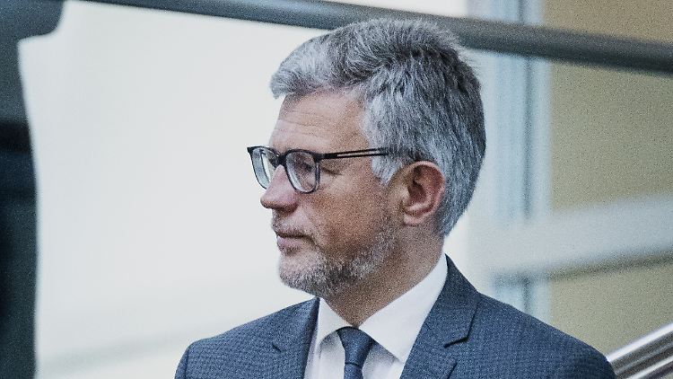 Andrij Melnyk Anfang Juni auf der Besuchertribüne des Deutschen Bundestags.