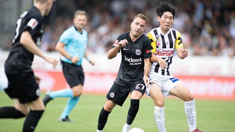 Mario Götze zeigte sich im Testspiel gegen LASK.