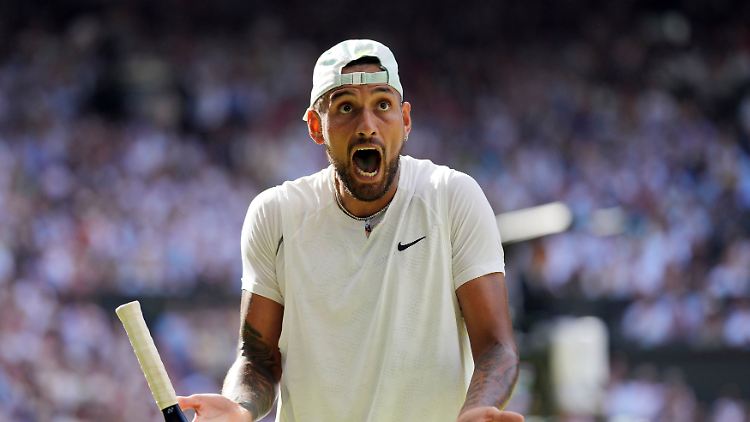 Nick Kyrgios verlor urplötzlich wieder die Kontrolle über sich selbst und das Match.