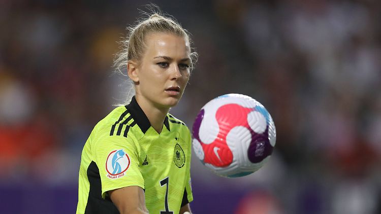 Starker DFB-Rückhalt: Merle Frohms hält bei der EM bisher die Weiße Weste.