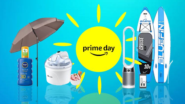 Ob Sonnencreme, Eismaschine oder Ventilator: Mit diesen Prime-Deals übersteht man die kommende Hitzewelle.