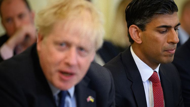 Rishi Sunak war aus Protest gegen Johnson vergangene Woche als Finanzminister zurückgetreten.