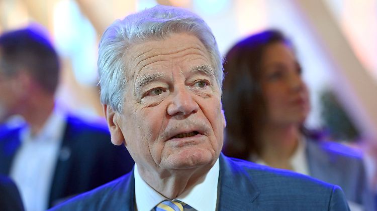 Der parteilose Gauck war von 2012 bis 2017 deutscher Bundespräsident.
