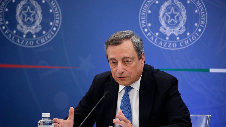Seit Februar 2021 im Amt: Mario Draghi