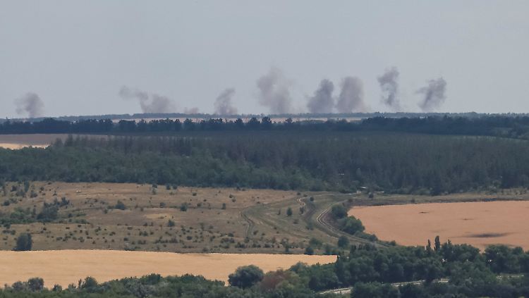 Die Frontlinie im Donbass: Dort konzentrieren sich aktuell die Kämpfe.