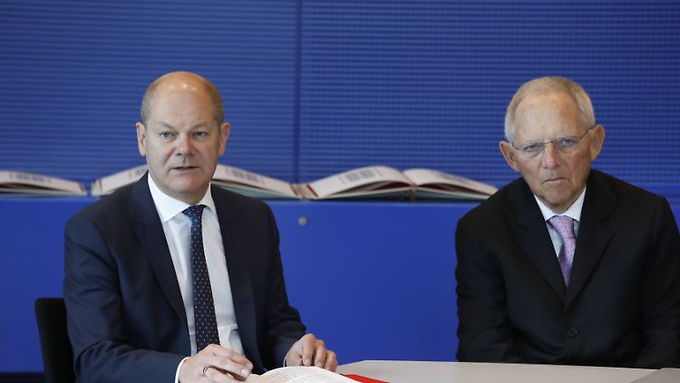 Olaf Scholz und Wolfgang Schäuble. 