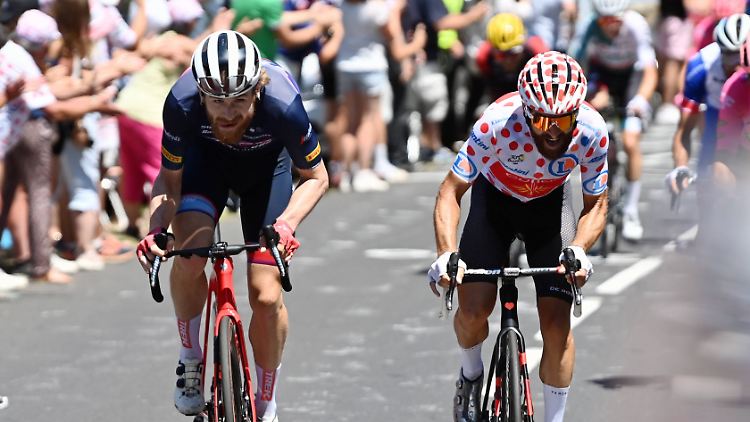 Simon Geschke (r.) ist in Top-Form.