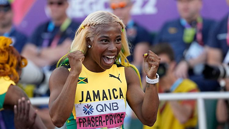 Shelly-Ann Fraser-Pryce hat zum fünften Mal den WM-Titel über 100 Meter gewonnen.