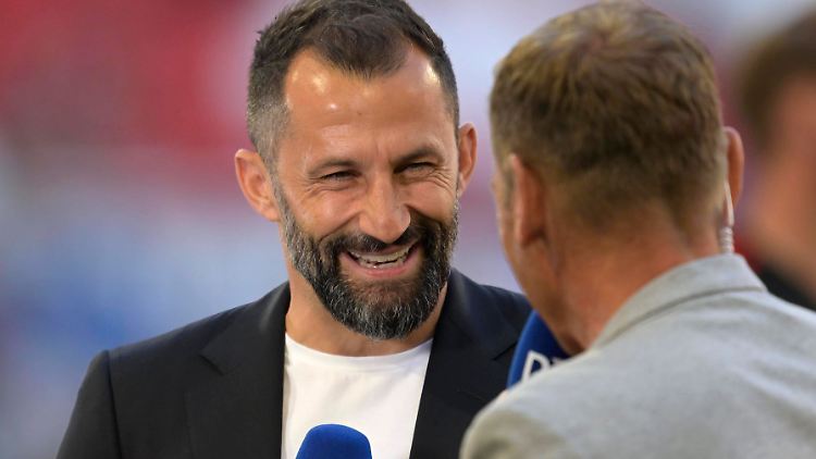 Aktuell  bester Laune: Hasan Salihamidžić.