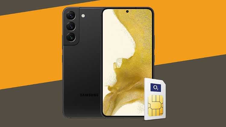 Das Samsung Galaxy S22 gibt es jetzt günstig mit Mobilfunkvertrag.