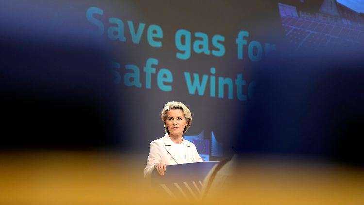 "Russland setzt Energie als Waffe ein", sagt Ursula von der Leyen.