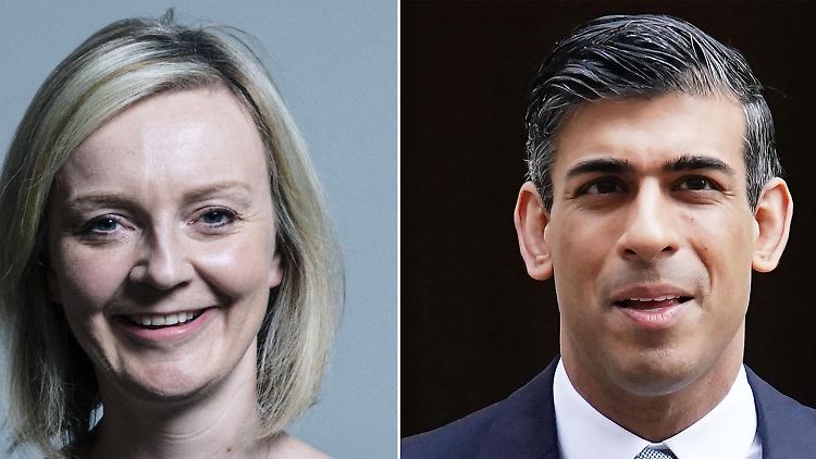 Sie oder er? Liz Truss oder Rishi Sunak stellen sich nun dem Votum der Tory-Mitglieder - der Sieger wird nächster Premier Großbritanniens.  