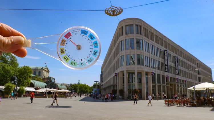 Kaum auszuhalten und kaum Schatten in Sicht bei Temperaturen jenseits der 40 Grad.
