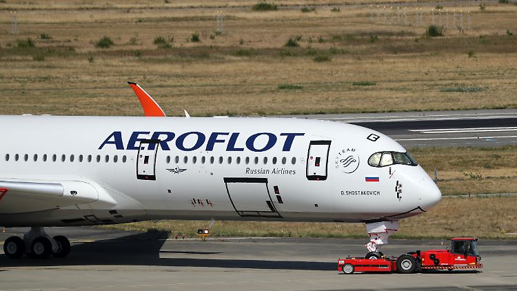 Die meisten Flugzeuge der Aeroflot-Flotte sind westlicher Bauart.