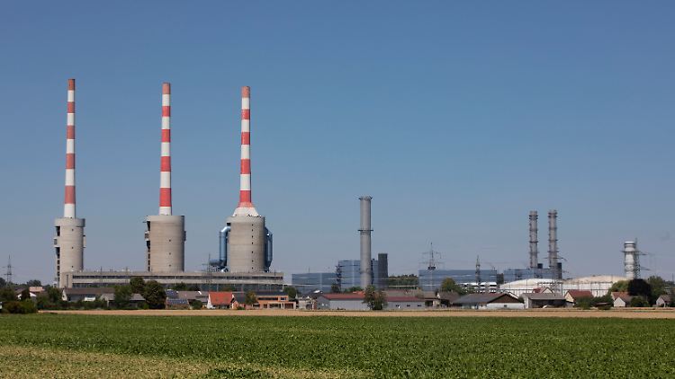 Die Gasturbinenanlage von Uniper in Irsching.