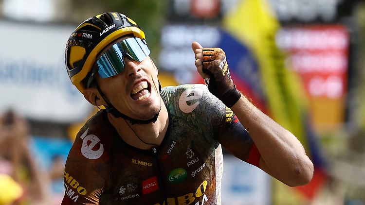 Christophe Laporte hat die 19. Etappe der 109. Tour de France gewonnen und Frankreich endlich den ersten Sieg beschert.