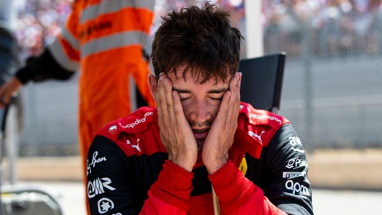 Von sich selbst enttäuscht: Charles Leclerc.