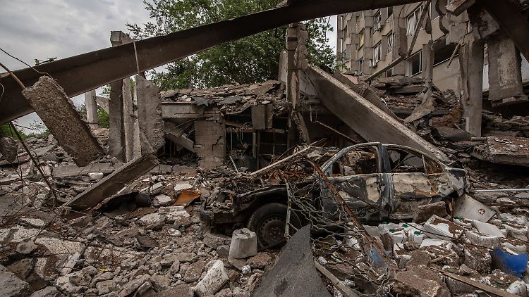 Ständige Angriffe: In Mykolajiw wurden laut ukrainischen Angaben Gebäude wie Hotels, Häuser und Universitäten von russischen Raketen angegriffen und zerstört. 