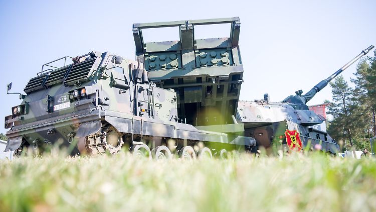 Zu den Mehrfachraketenwerfern vom Typ MARS II lieferte die Bundesregierung Zehntausende Schuss Munition für den Gepard-Panzer (Archivbild).