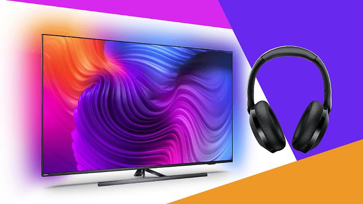 Diesen Ambilight-Fernseher gibt es bei Media Markt mit Gratis-Kopfhörer.