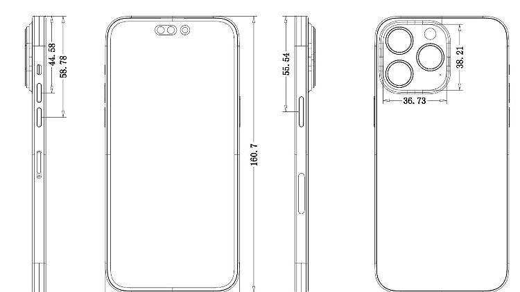 Schon im März veröffentlichte Leaker Max Weinbach detaillierte Baupläne des iPhone 14 Pro.