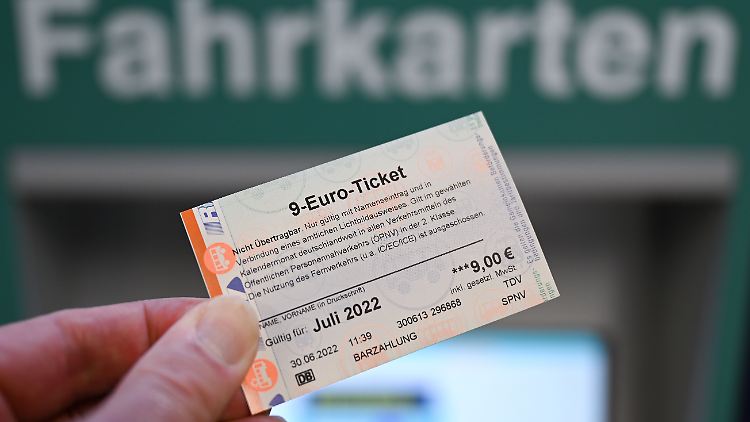 Eine Frage der Finanzierung: das 9-Euro-Ticket.