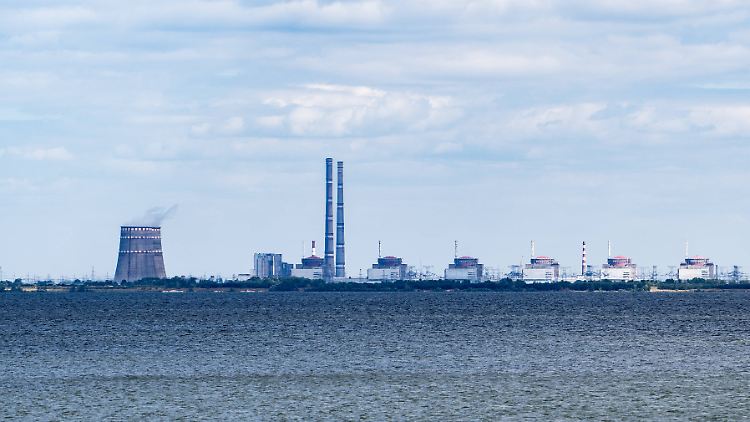 Vier Atomkraftwerke sind in der Ukraine in Betrieb, darunter das Kraftwerk Saporischschja nahe der Stadt Enerhodar.