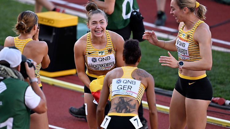 In die Freude über Staffelbronze mischt sich Ärger über die Vorgaben des Deutschen Leichtathletik-Verbandes.