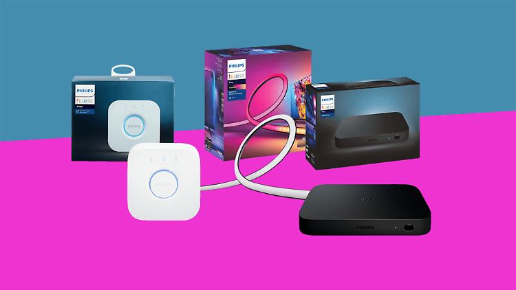 Den Philips Hue Play Gradient Lightstrip gibt es bei Saturn im Starter-Set zum Rekordpreis.