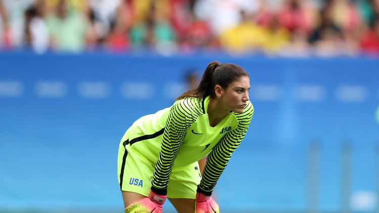 Hope Solo bei den Olympischen Spielen 2016.