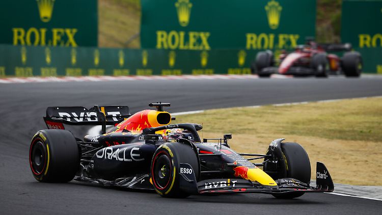 Einfach zu schnell für die Konkurrenz: Max Verstappen beim Formel-1-GP in Ungarn.