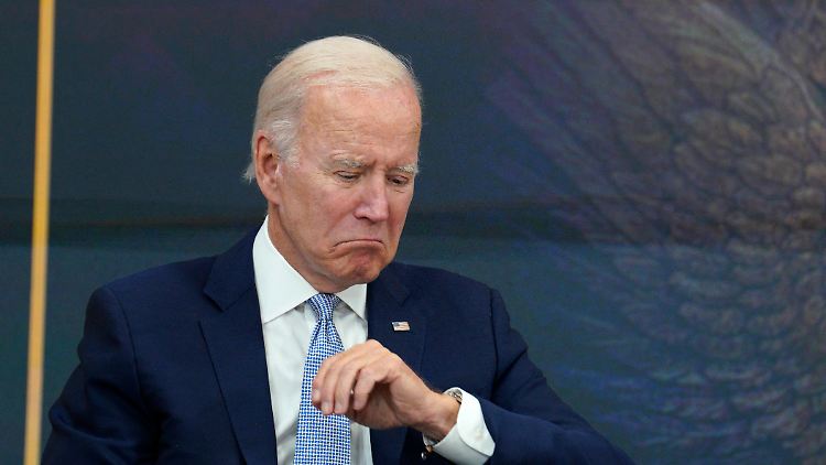 Corona-positiv, aber immerhin keine Symptome: US-Präsident Biden muss sich erneut isolieren.