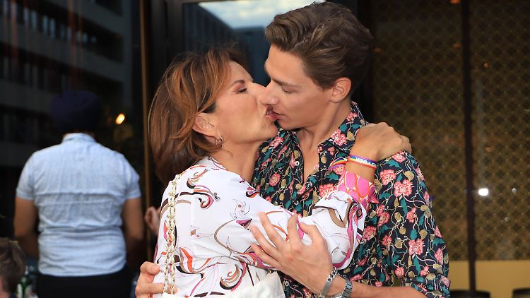 Das muss Liebe sein: Claudia Obert und ihr neuer Freund Max.