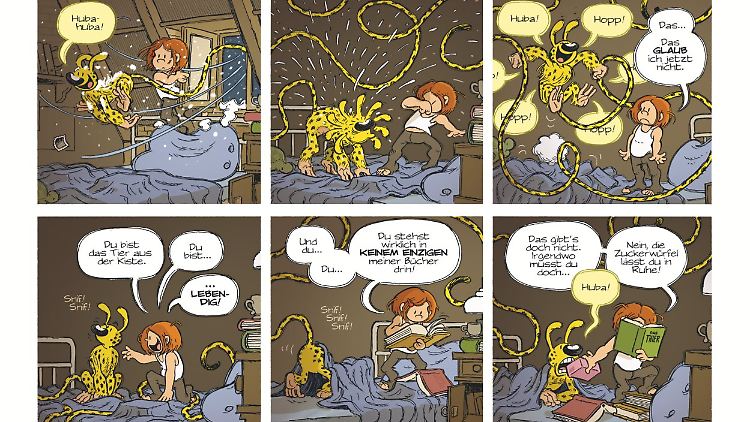 Mimmi lernt das Marsupilami kennen - und das Chaos hält Einzug.