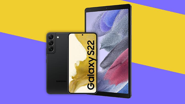 Samsung Galaxy S22 und Tab A7 Lite gibt es bei o2 im günstigen Bundle.