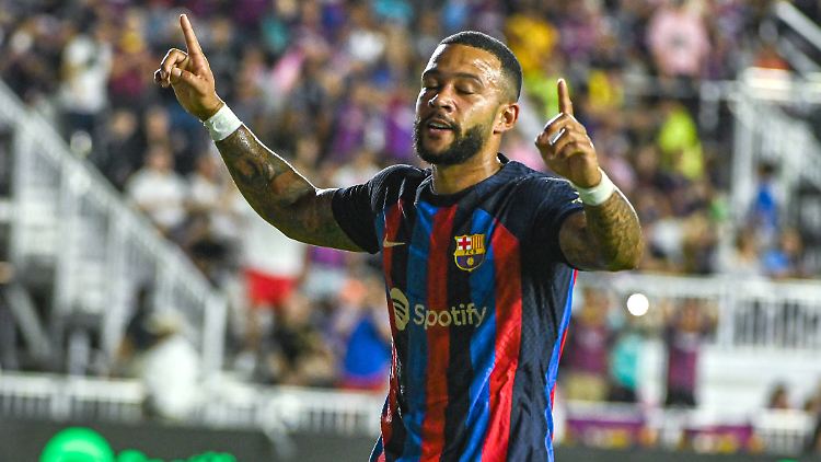 Barcelonas Memphis Depay ist beim BVB im Gespräch.