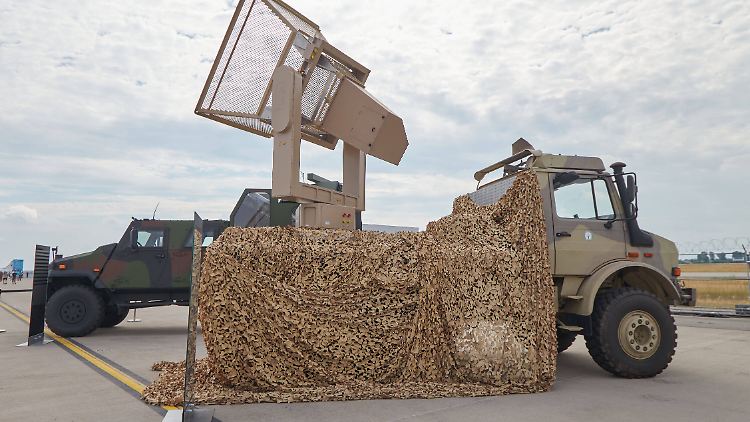 Ukrainische Soldaten sollen am Flugabwehrraketensystem IRIS-T SLM ausgebildet werden.