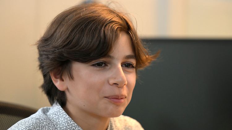 Zwölf Jahre alt und demnächst Student: Ruben Charara.
